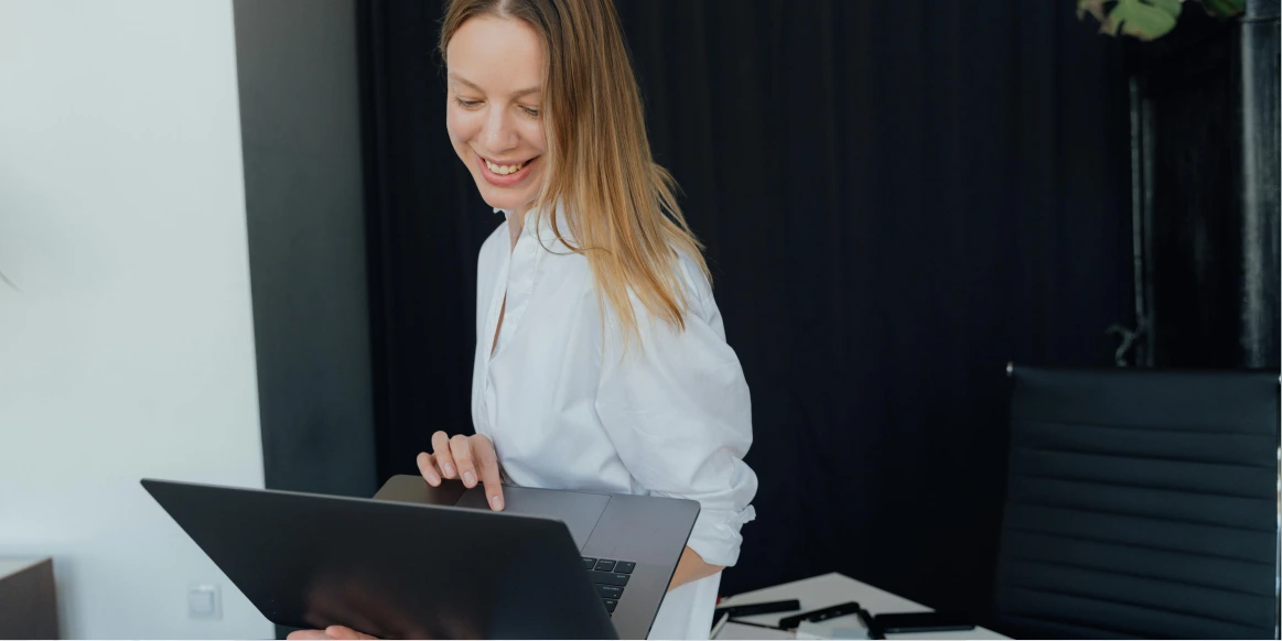 Women working together in a coworking space