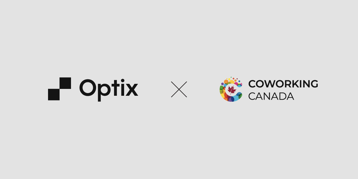 Optix and Coworking Canada partnership 2024